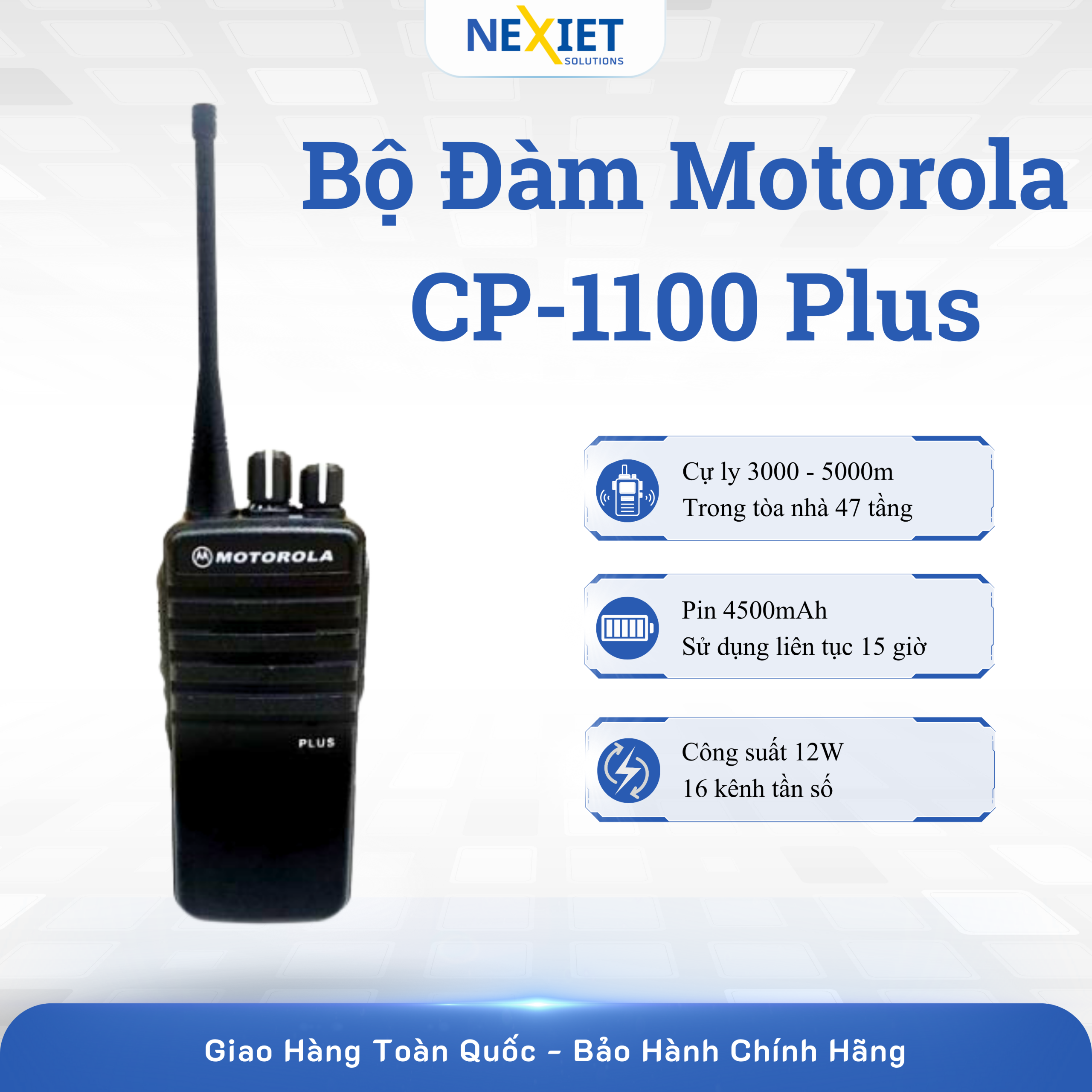 Máy Bộ Đàm Motorola CP-1100 PLUS.