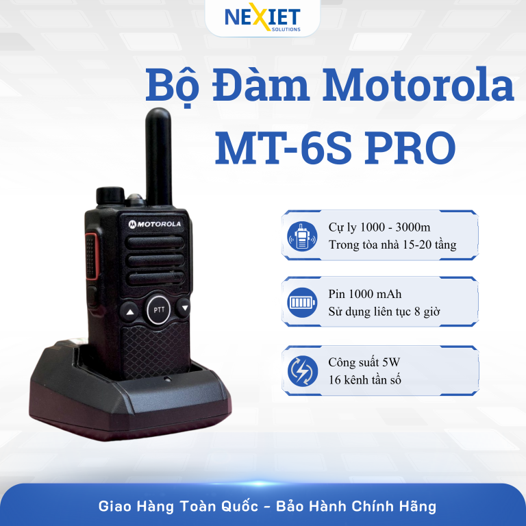 Bộ Đàm Motorola MT-6S PRO