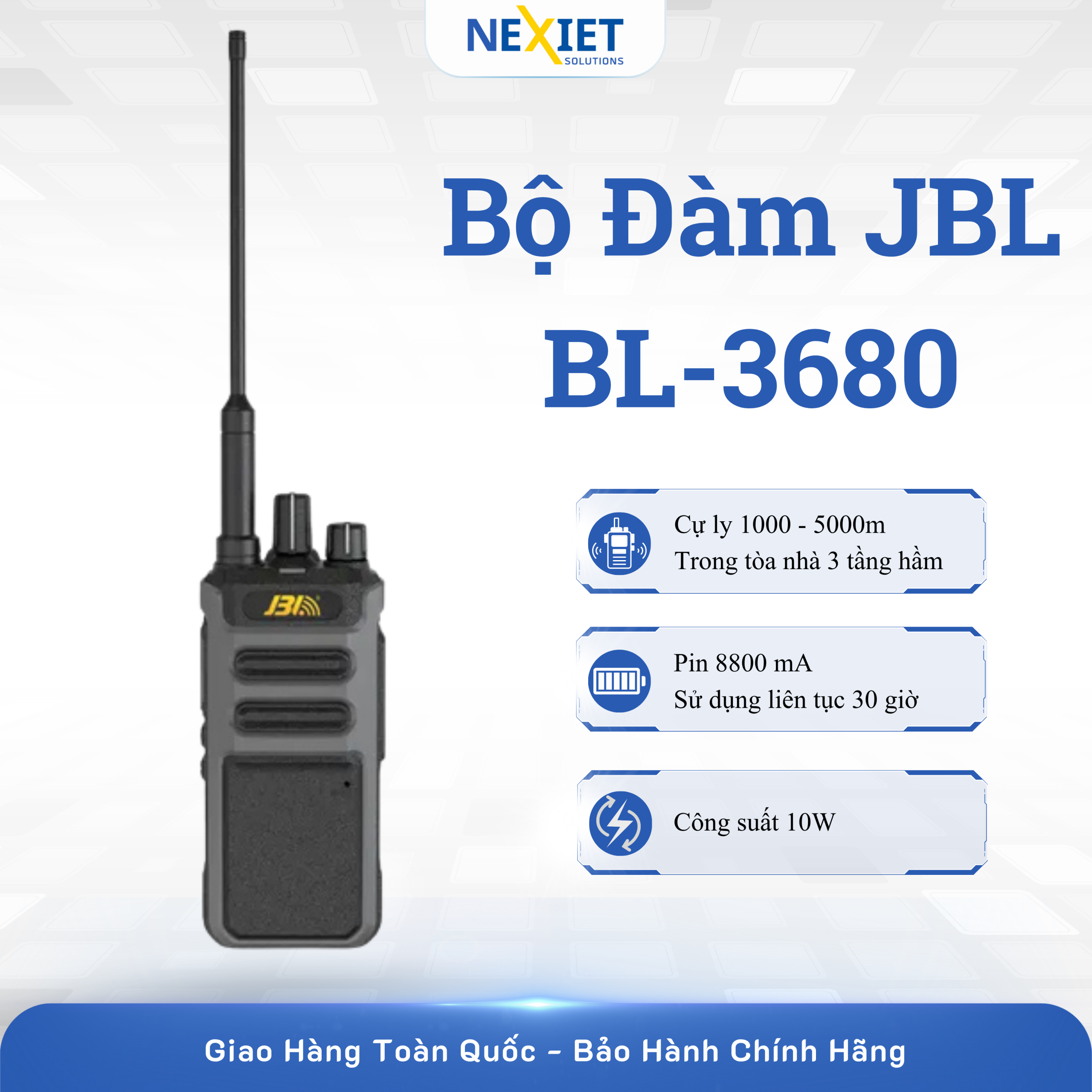 Bộ đàm cầm tay jbl bl-3680